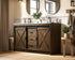 Elegant Lighting Austin Vanity Cabinet 2Dr 2Dw 54 Inch x34 Inch x22 Inch in Expresso Model: VF90554DEX