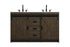 Elegant Lighting Austin Vanity Cabinet 2Dr 2Dw 54 Inch x34 Inch x22 Inch in Expresso Model: VF90554DEX