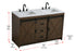 Elegant Lighting Austin Vanity Cabinet 2Dr 2Dw 54 Inch x34 Inch x22 Inch in Expresso Model: VF90554DEX