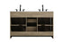 Elegant Lighting Austin Vanity Cabinet 2Dr 2Dw 54 Inch x34 Inch x22 Inch in Natural Oak Model: VF90554DNT