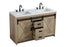 Elegant Lighting Austin Vanity Cabinet 2Dr 2Dw 54 Inch x34 Inch x22 Inch in Natural Oak Model: VF90554DNT