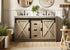 Elegant Lighting Austin Vanity Cabinet 2Dr 2Dw 54 Inch x34 Inch x22 Inch in Natural Oak Model: VF90554DNT