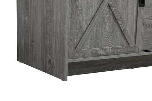 Elegant Lighting Austin Vanity Cabinet 2Dr 2Dw 54 Inch x34 Inch x22 Inch in Rustic Grey Model: VF90554DRG