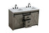 Elegant Lighting Austin Vanity Cabinet 2Dr 2Dw 54 Inch x34 Inch x22 Inch in Rustic Grey Model: VF90554DRG