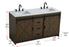 Elegant Lighting Austin Vanity Cabinet 2Dr 2Dw 60 Inch x34 Inch x22 Inch in Expresso Model: VF90560DEX