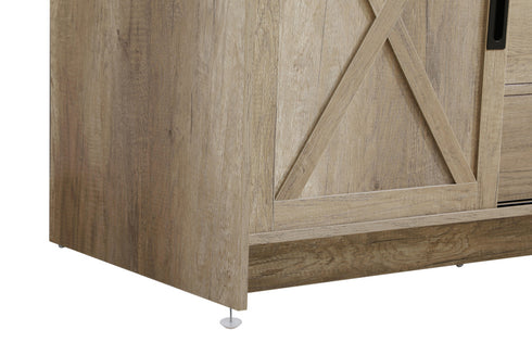 Elegant Lighting Austin Vanity Cabinet 2Dr 2Dw 60 Inch x34 Inch x22 Inch in Natural Oak Model: VF90560DNT