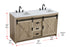 Elegant Lighting Austin Vanity Cabinet 2Dr 2Dw 60 Inch x34 Inch x22 Inch in Natural Oak Model: VF90560DNT