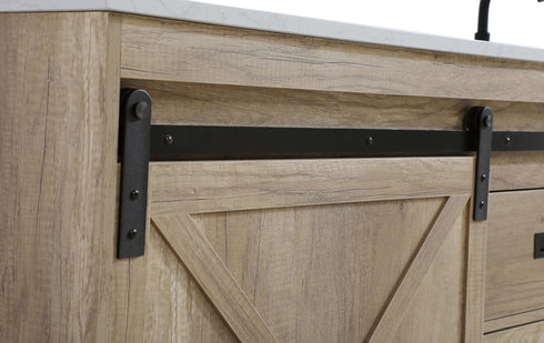 Elegant Lighting Austin Vanity Cabinet 2Dr 2Dw 60 Inch x34 Inch x22 Inch in Natural Oak Model: VF90560DNT