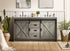 Elegant Lighting Austin Vanity Cabinet 2Dr 2Dw 60 Inch x34 Inch x22 Inch in Rustic Grey Model: VF90560DRG
