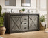 Elegant Lighting Austin Vanity Cabinet 2Dr 2Dw 60 Inch x34 Inch x22 Inch in Rustic Grey Model: VF90560DRG