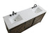 Elegant Lighting Austin Vanity Cabinet 2Dr 2Dw 72 Inch x34 Inch x22 Inch in Expresso Model: VF90572DEX