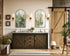 Elegant Lighting Austin Vanity Cabinet 2Dr 2Dw 72 Inch x34 Inch x22 Inch in Expresso Model: VF90572DEX