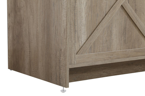 Elegant Lighting Austin Vanity Cabinet 2Dr 2Dw 72 Inch x34 Inch x22 Inch in Natural Oak Model: VF90572DNT