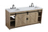 Elegant Lighting Austin Vanity Cabinet 2Dr 2Dw 72 Inch x34 Inch x22 Inch in Natural Oak Model: VF90572DNT
