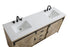 Elegant Lighting Austin Vanity Cabinet 2Dr 2Dw 72 Inch x34 Inch x22 Inch in Natural Oak Model: VF90572DNT