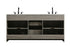 Elegant Lighting Austin Vanity Cabinet 2Dr 2Dw 72 Inch x34 Inch x22 Inch in Rustic Grey Model: VF90572DRG