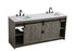 Elegant Lighting Austin Vanity Cabinet 2Dr 2Dw 72 Inch x34 Inch x22 Inch in Rustic Grey Model: VF90572DRG