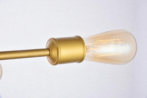 Elegant Lighting Axel 5 Lights in Brass Wall Sconce Model: LD8022W24BR