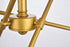 Elegant Lighting Axel 6 Lights in Brass Pendant Model: LD8017D18BR