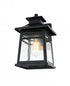 Elegant Lighting Bambrey 7 inch Outdoor Pendant in Black Model: OD352W12BK