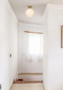 Elegant Lighting Baxter 10 inch Flush Mount Frosted White Shade in Satin Gold in Satin Gold and Frosted White Finish Model: LD2211SG