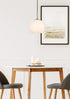 Elegant Lighting Baxter 10 inch Pendant Frosted White Shade in Satin Gold in Satin Gold and Frosted White Finish Model: LD2213SG