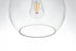 Elegant Lighting Baxter 18 inch Flush Mount Clear Shade in Satin Gold in Satin Gold and Clear Finish Model: LD2210SG