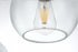 Elegant Lighting Baxter 36 inch Pendant Clear Shade in Satin Gold in Satin Gold and Clear Finish Model: LD2236SG