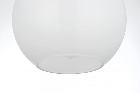 Elegant Lighting Baxter 36 inch Pendant Frosted White Shade in Satin Gold in Satin Gold and Frosted White Finish Model: LD2237SG