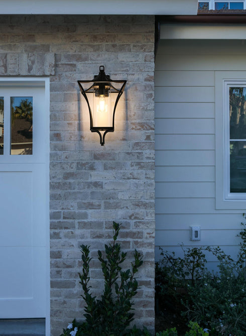 Elegant Lighting Belgrade 1 Light Wall sconce W12 Inch E13 Inch H21 Inch L1 in Black (1Box) Model: OD311W21BK