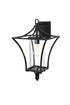 Elegant Lighting Belgrade 1 Light Wall sconce W12 Inch E13 Inch H21 Inch L1 in Black (1Box) Model: OD311W21BK