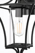 Elegant Lighting Belgrade 1 Light Wall sconce W9.5 Inch E10.5 Inch H18.5 Inch L1 in Black (1Box) Model: OD311W19BK
