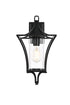 Elegant Lighting Belgrade 1 Light Wall sconce W9.5 Inch E10.5 Inch H18.5 Inch L1 in Black (1Box) Model: OD311W19BK