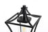 Elegant Lighting Belgrade 7 inch Outdoor Pendant in Black Model: OD311P19BK