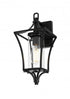 Elegant Lighting Belgrade 7 inch Outdoor Pendant in Black Model: OD311W16BK