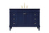 Elegant Lighting Bennett 48 Inch Single Bathroom Vanity in Black Model: VF31848BK