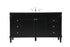 Elegant Lighting Bennett 60 Inch Single Bathroom Vanity in Black Model: VF31860BK