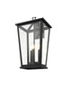 Elegant Lighting Berks 3 Light Wall sconce W12.5 Inch E11 Inch H22 Inch L3 in Black (1Box) Model: OD333W22BK