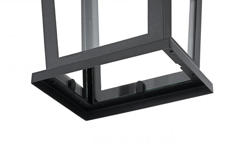 Elegant Lighting Berks 7 inch Outdoor Pendant in Black Model: OD333H12BK