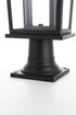 Elegant Lighting Berks 7 inch Outdoor Pendant in Black Model: OD333P20BK