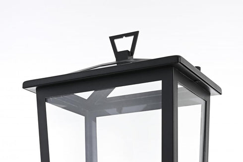 Elegant Lighting Berks 7 inch Outdoor Pendant in Black Model: OD333P21BK