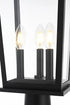Elegant Lighting Berks 7 inch Outdoor Pendant in Black Model: OD333P21BK