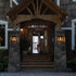 Elegant Lighting Berks 7 inch Outdoor Pendant in Black Model: OD333W12BK