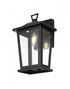 Elegant Lighting Berks 7 inch Outdoor Pendant in Black Model: OD333W12BK