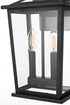 Elegant Lighting Berks 7 inch Outdoor Pendant in Black Model: OD333W15BK