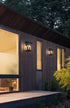 Elegant Lighting Berks 7 inch Outdoor Pendant in Black Model: OD333W15BK
