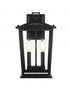Elegant Lighting Berks 7 inch Outdoor Pendant in Black Model: OD333W15BK