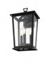 Elegant Lighting Berks 7 inch Outdoor Pendant in Black Model: OD333W16BK