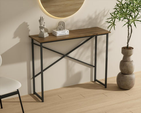 Elegant Lighting Billie 43 inch Console Table in Natural Driftwood Model: AF12043NAT