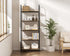 Elegant Lighting Billie 71 inch Shelving Unit in Natural Driftwood Model: AF12230NAT